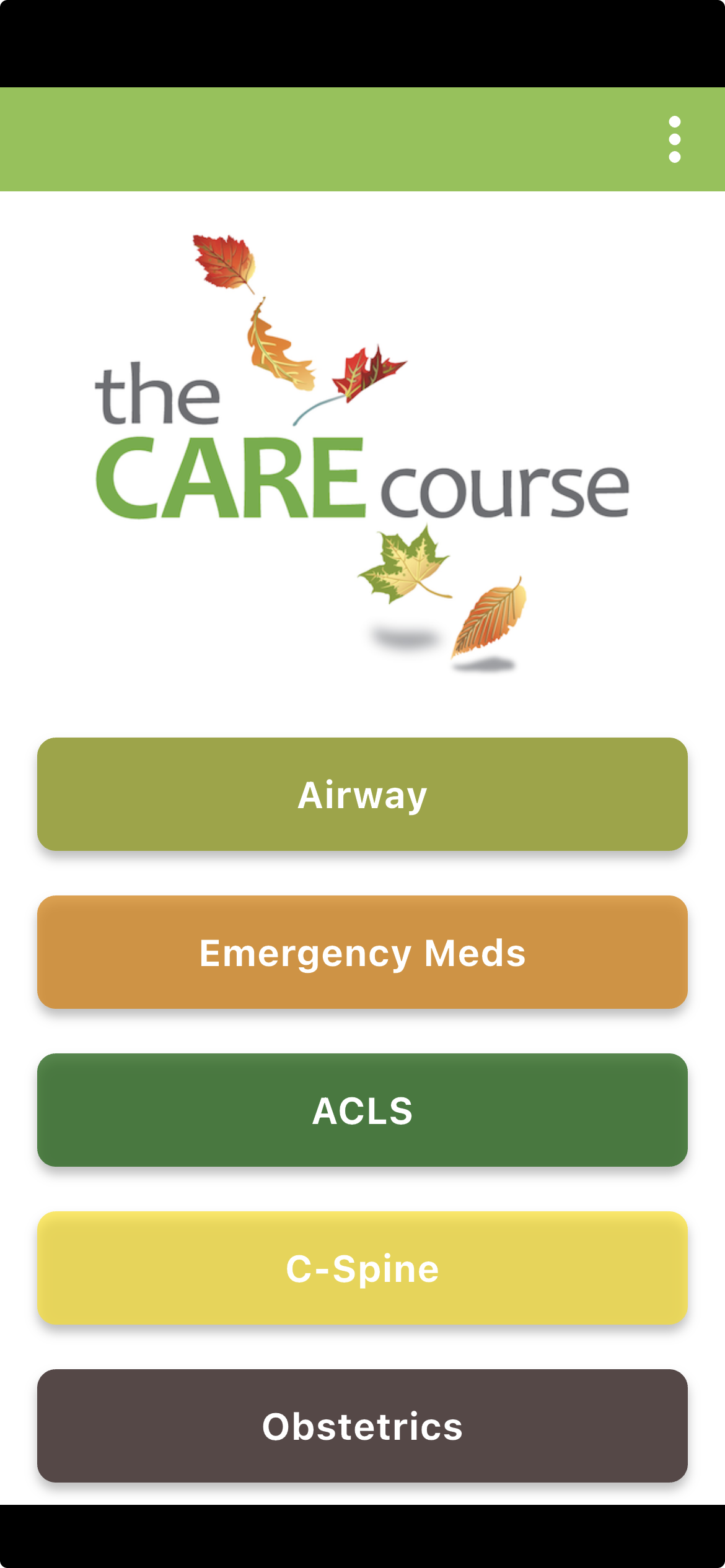 CARE Course home